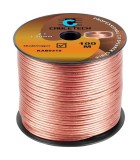 Cablu difuzor 2x1mm cupru transparent 1m Cabletech KAB0315