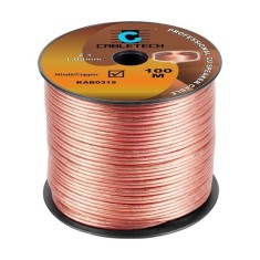 Cablu difuzor 2x1mm cupru transparent 1m Cabletech KAB0315