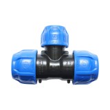 Teu reductie cu compresiune D32x25x32 mm PN16 pentru irigatii