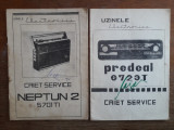 Lot 10 caiete de reparatii, service pentru aparate de radio romanesti / R7P5