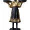 Statueta decorativa, Africa, Auriu, 30 cm, DVCM16