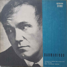 Disc vinil, LP. CONCERT NR. 2 PENTRU PIAN SI ORCHESTRA IN DO MINOR, OP.18. TREI PRELUDII-S. RAHMANINOV