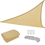 Parasolar eMazing, Triunghiular, 4x4x4 m, Galben &ndash; Protecție pentru Spații Exterioare