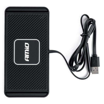 Incarcator auto wireless pentru telefon cu incarcare rapida, 15w foto