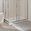 Cadita dus dreptunghiulara vidaXL ABS 70x100 cm alba