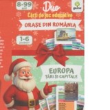 Orase din Romania - Europa: Tari si capitale. Carti de joc educative