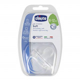 Suzeta silicon monobloc ortodontica Physio soft 6-12 luni, Chicco