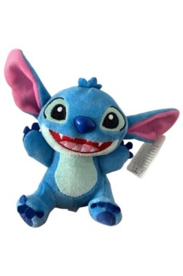 Breloc mini figurină de pluș, Lilo și Stitch, albastru, 15 cm foto