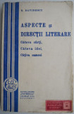 Aspecte si directii literare. Cateva carti, cateva idei, cativa oameni (1914-1921) &ndash; N. Davidescu