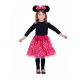 Costum Minnie Mouse roz pentru copii