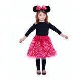 Costum Minnie Mouse roz pentru copii