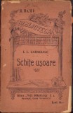 C4266N Schițe ușoare de I L Caragiale, Biblioteca pentru toți