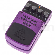 Efect pedala pentru chitara electrica Behringer Overdrive Distorsion OD300, 2 moduri - RESIGILAT