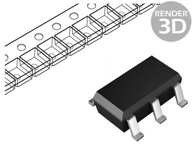 Adaptor DC/DC 3,3-10V la 1,8-3,3V 0,3A