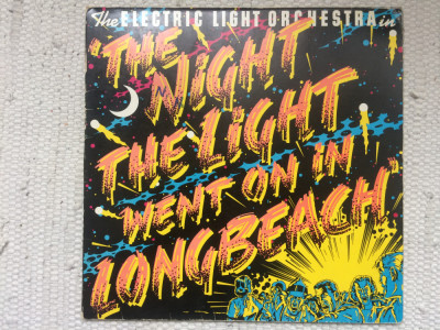 electric light orchestra night the light went on ELO disc vinyl muzica rock VG foto