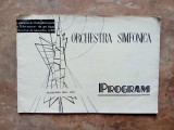 Program Concert Simfonic 1963 - Dirijor Nicolae Boboc, Orchestra Radio București, 1963