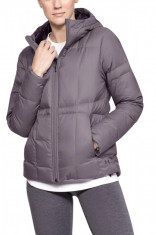 Geaca femei Under Armour Down Hooded JKT Gri XS foto