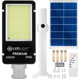 Cumpara ieftin Lampa solara, putere 4000 W, 1648 LED-uri, suport pentru perete, stalp, complet rezistenta la fenomene meteo (protectie IP66), telecomanda inclusa, ne