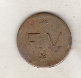 bnk jt Romania - jeton CSB - FV - varianta stele in 6 raze