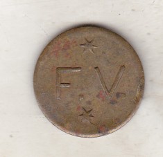 bnk jt Romania - jeton CSB - FV - varianta stele in 6 raze