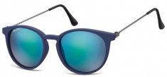 Ochelari de soare unisex Montana Eyewear MS33A black / revo blue MS33A foto