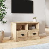 VidaXL Comodă TV, stejar sonoma, 80x35x50 cm, lemn prelucrat