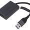 Adaptor HDMI USB A USB C gri