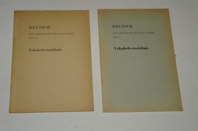 Deutsch ein lehrbuch fur auslander - 2 vol. foto