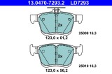 ATE 13.0470-7293.2 ATE Ceramic set placute frana,frana disc