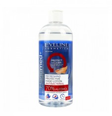 Lotiune antibacteriana pentru maini, Eveline Cosmetics, Handmed+, 70% alcool, 400 ml foto