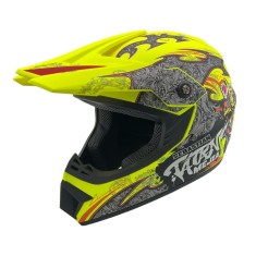 Casca cross/atv copii Mejia galben/gri mat marime XL