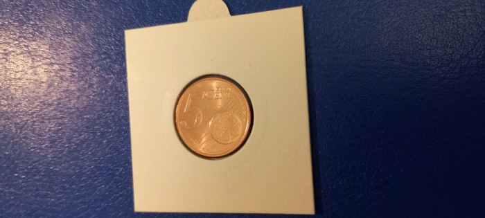 Moneda Luxemburg 5 euro cent 2022 UNC