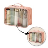 Cumpara ieftin Organizator Cosmetice, Geanta Produse Cosmetice, Roz 26 x 20 x 11cm
