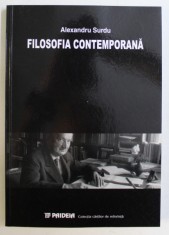 FILOSOFIA CONTEMPORANA de ALEXANDRU SURDU , 2003 , PREZINTA HALOURI DE APA