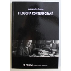 FILOSOFIA CONTEMPORANA de ALEXANDRU SURDU , 2003 , PREZINTA HALOURI DE APA
