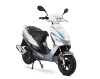 Scuter Barton Galactic 50cc, culoare alb/albastru Cod Produs: MX_NEW MXGALACTIC50AA