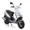 Scuter Barton Galactic 50cc, culoare alb/albastru Cod Produs: MX_NEW MXGALACTIC50AA