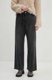 Day Birger et Mikkelsen jeansi Elijah - Black Denim femei high waist, DAY65243377