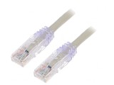 Patch Cord TX6 Plus U/UTP LSZH Gri 1m