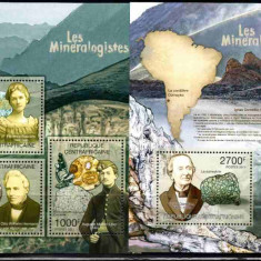 Centrafricana 2011, Minerale, Personalitati, serie neuzata, MNH