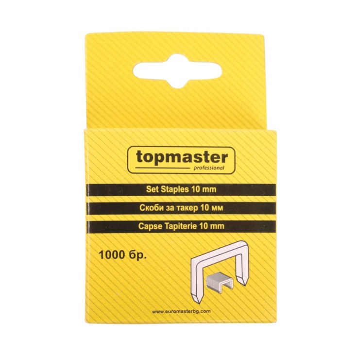 Capse tapiterie 10mm / set 1000pcs TMP