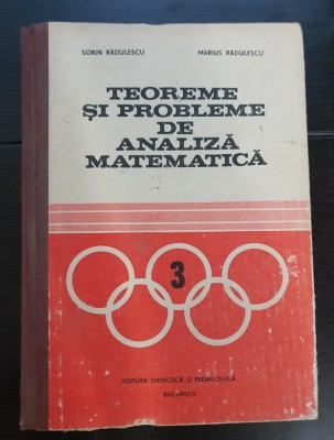 Teoreme și probleme de analiză matematică - Sorin Rădulescu, Marius Rădulescu foto