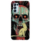 Husa compatibila cu Oppo A31 model Evil cat, Silicon, TPU, Viceversa, Transparent, Carcasa