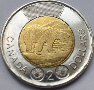 2 Dollars 2020 Canada, 4th portrait, km#1257 foto