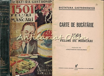 Carte De Bucatarie. 1501 Feluri De Mancari - 1935 foto
