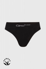 Chilot tanga barbatesc Bamboo negru foto