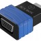 CABLU video Icy Box Dongle HDMI la VGA, Albsatru, plastic, negru, &quot;IB-AC516&quot; (timbru verde 0.08 lei)