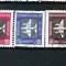 GERMANIA (DDR) 1957 &ndash; AVIATIE. AVIOANE. SERIE STAMPILATA DEPARAIATA, F103
