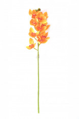 Flori artificiale decorative, galbene, Orhidee, 74 cm foto