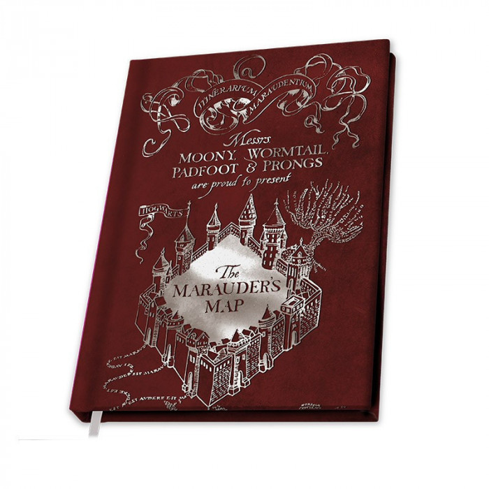 Agenda/Jurnal licenta Harry Potter - Harta Marauder